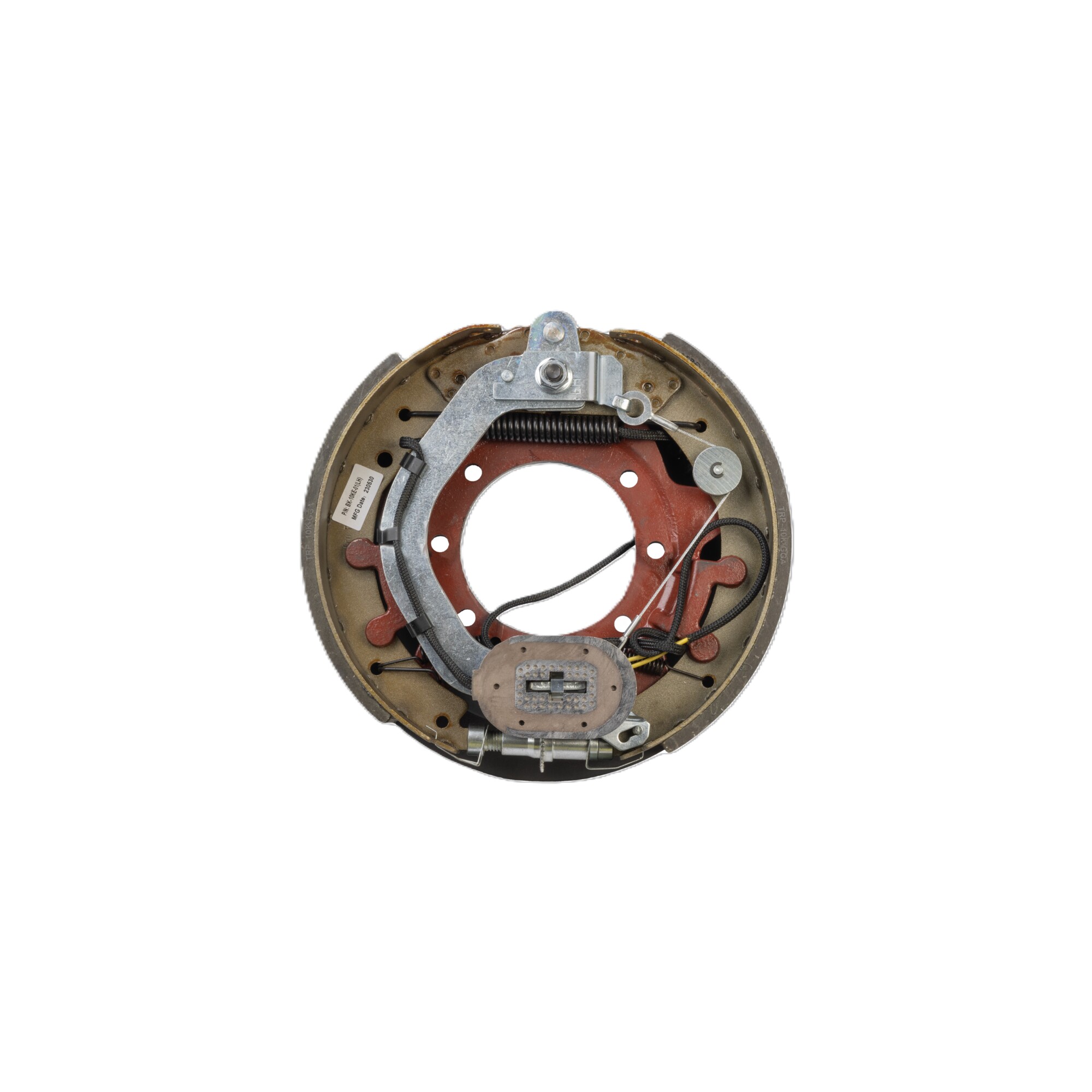 TruRyde, 10K Elect Brake, 7 hole mount, LH, 12.25x3.375 Drum Size 12.25 in, Brake Assembly Left, Fits Axle Capacity 10000 lb, Model# PP-BKK-23